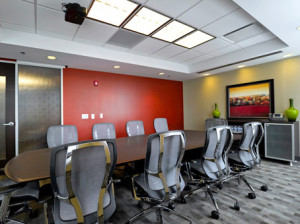 The Regus conference room