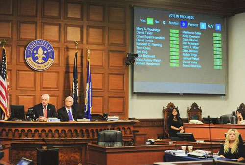 kentuckiana reporters at metro council