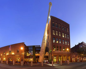 Louisville Slugger museum giant baseball bat