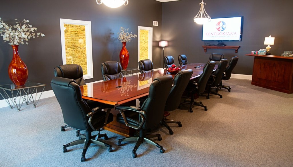 Take you next Louisville deposition in style in our complimentary conference rooms.